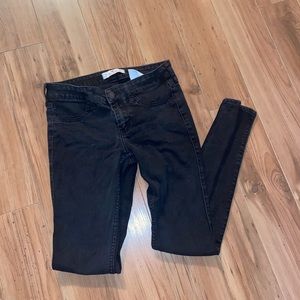 Hollister mid-rise black jeans